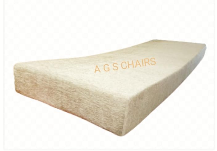 A G S Chairs Sofa Cushion 4 inch thicknesses pu Foam 32 Density Hard Foam with Zip Cover Attractive Colour Beige (63 x 18 x 4)-image-32