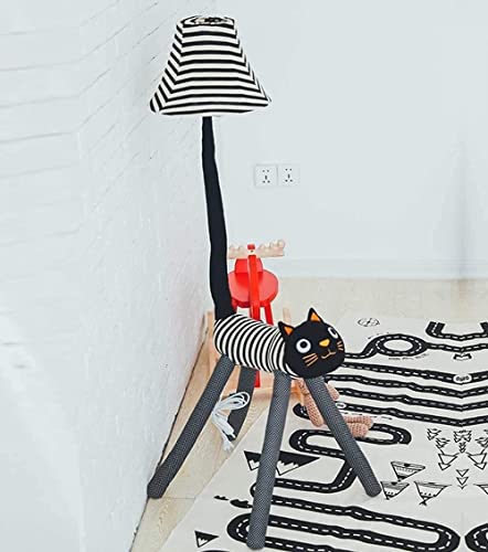 Lampadaire de chambre chat cartoon pour un coin lecture chaleureux