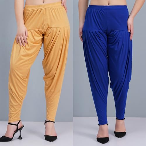 Image of Buy That Trendz Patiala Salwar for Women Relaxed Fit Viscose Patiyala Salwar Harem Bottom Pants