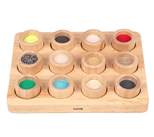 TickiT - Holz Touch & Match Touchmemo, Sensorisches Spiel, Ab 3 Jahren