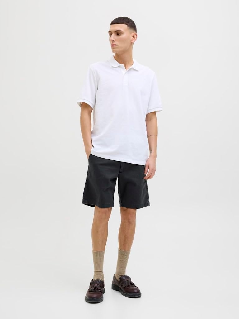 JACK & JONES PANTS STUDIO JPSTMARCO slim chino antraciet