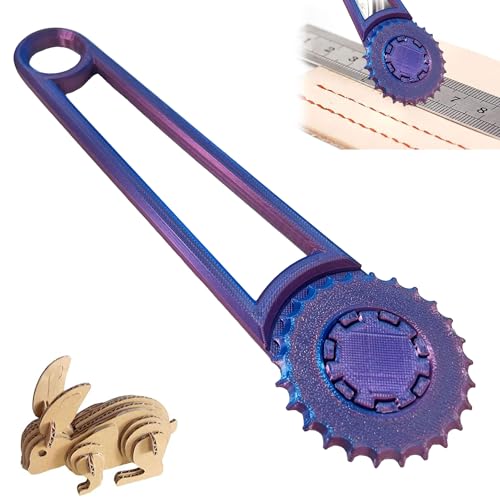 Hayaww Rollschneider Professionelles Paptplattern Perforation Kartonschneidersäge Pappe Perforating Cutter Cardboard Loch Opener Perforationslinien zum Formen von Karton für EVA-Schaum Pappe (A)