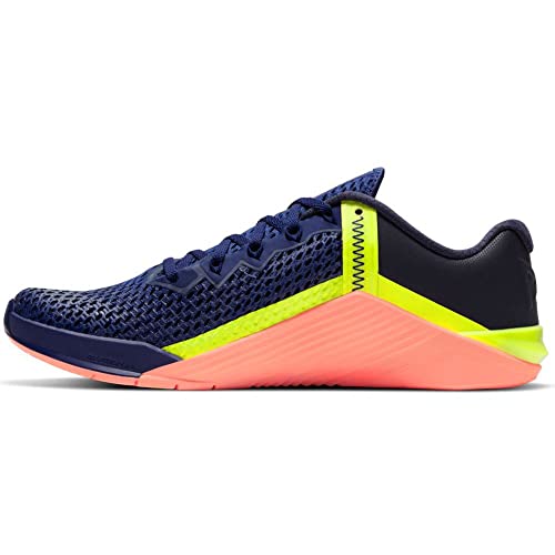 Nike Nike Men's Metcon 9 Sneaker, Deep Royal Blue MTLC Platinum BRT Mango Blackened Blue Cyber, 7.5 US