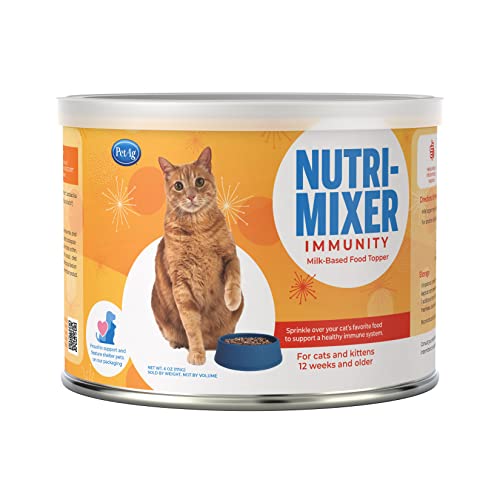 PetAg Nutri-Mixer Immunity Food Topper for Cats & Kittens 12 ...