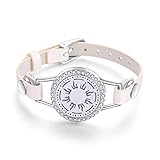 DHDHWL Bracelet Diffuseur Bracelet en aromathérapie Bracelet en Acier Inoxydable Flip Aromathérapie Essential Diffuseur Bracelet en Cuir Bracelet en Cuir (Color : 15)
