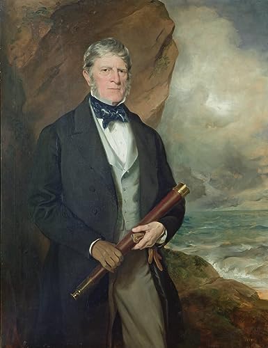 Tableau portrait amiral Meynell par Francis Grant impression sur toile 60x90cm