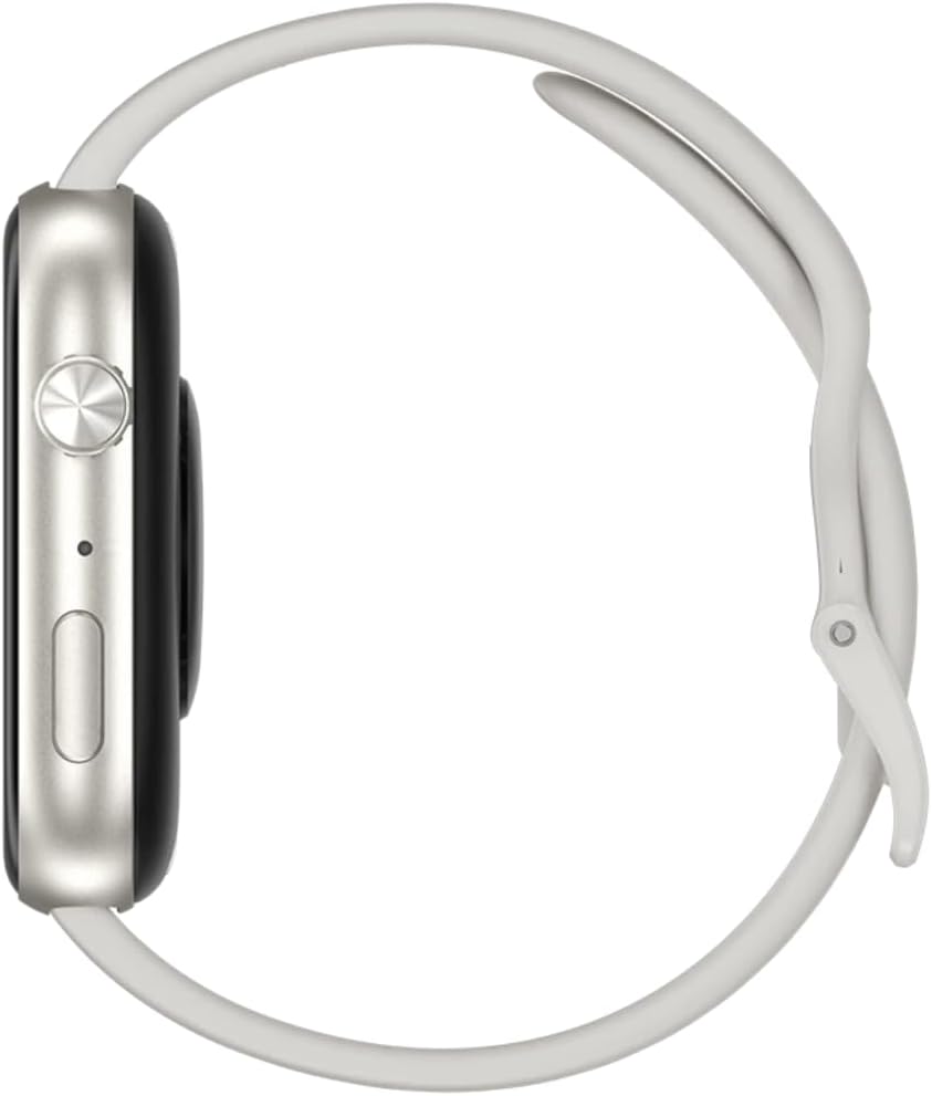 Honor Choice Watch 2i, Bluetooth Calling Smart Watch, 1.85 Inch AMOLED, 14 Days of Battery Life, Spo2, 1ATM, IP68, Compatible with Android and iOS,White