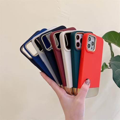 Coque silicone liquide pour iPhone 12 protectrice souple bleu foncé - 6