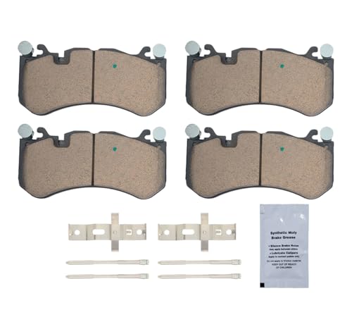 Image of HUSCH D1291 Front Ceramic Brake Pads Kit Fit For Audi RS7 2014-2018, For Mercedes-Benz AMG GT 2020-2021, For AMG GT 63 2019-2021, For AMG GT 63 S 2019-2021, For AMG GT C 2019-2021, For AMG GT R 2020
