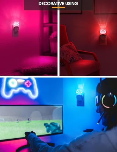 Image of L LOHAS LED Night Light For Kids, Gamepad Shape Night Lights Plug into Wall