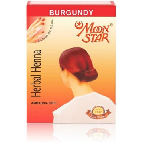 Burgundy Herbal Henna Hair Colour. (60 gm) (6 Sachets)