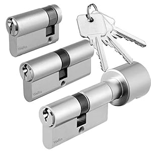 Schließzylinder Gleichschließend Kombinierbar Doppelzylinder/Knaufzylinder Set
