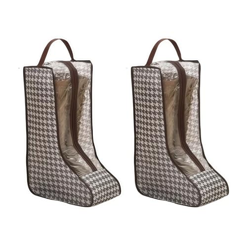 2Pcs Boot Storage Bag Organizer Dustproof Boot Bags for Cowboy Boots Portable Travel Shoe Protector Bags Tall Boot Covers Storage Organizer for Packing
