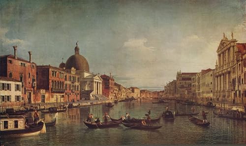 Tableau Venise Grand Canal pour décoration salon élégante 60x90
