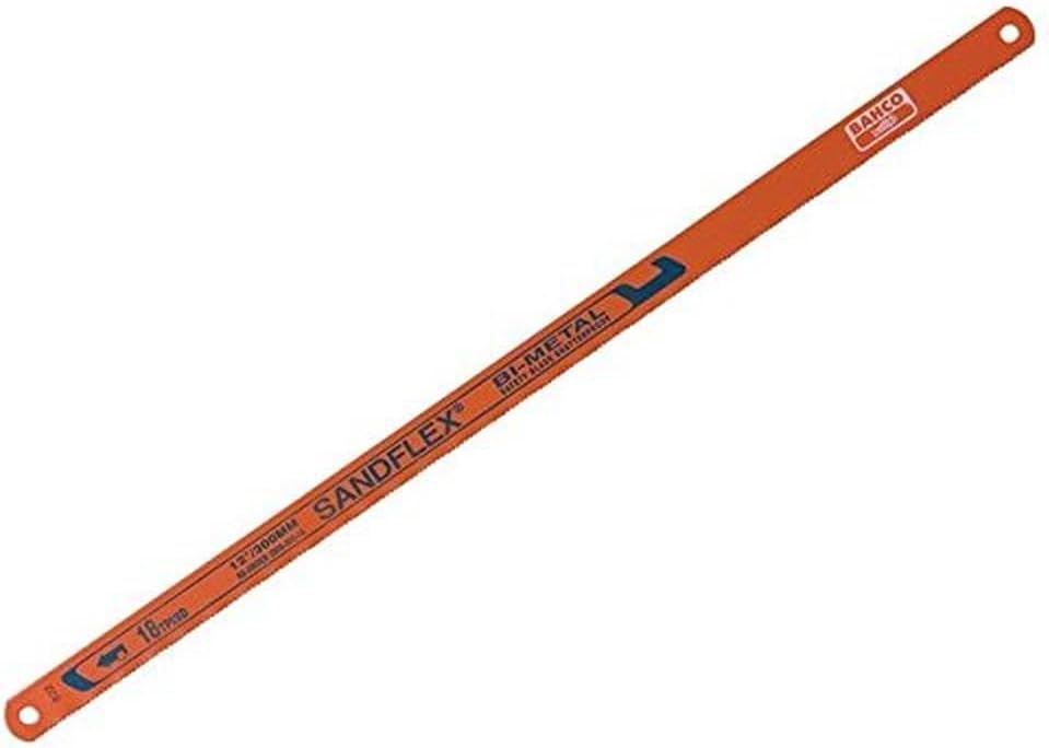 SnapOn 3906-300-32-2P Bahco 12-Inch Sand Flex Bi Metal Hand Hacksaw Blade, 2-Pack