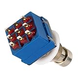 Gitarreneffektpedal 3PDT 9 Pins Box Stomp Fußschalter True Bypass E-Gitarre Zubehör