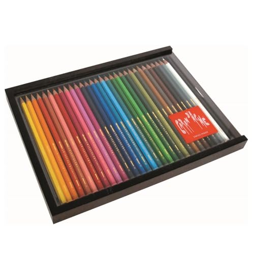 Caran D'Ache Swisscolor Wooden Box 30 Pins