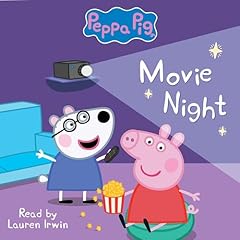 Peppa Pig: Movie Night Audiolibro Por Scholastic arte de portada