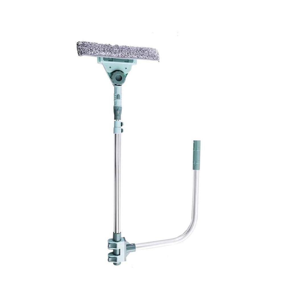 CTRLZS Water Sprays Window Mesh Screen Brush Window Cleaner Wiper Telescopic Long Handle Mop Squeegee Cleaning Tool