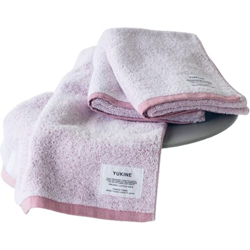 神藤タオル ユキネ フェイスタオル aka(赤)・3枚セット オーガニックコットン 綿100% SHINTO TOWEL 泉州タオル