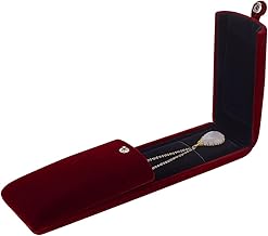 FINGERINSPIRE Dark Red Velvet Jewelry Packaging Box Necklace Case Velvet Necklace Display Box Pendant Gift Boxes Long Chain Gift Boxes Gift Boxes