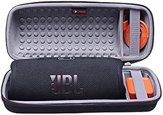 XANAD Case for JBL Charge 5 / Charge 4 Portable Bluetooth Speaker,Hard Carrying EVA Storge Bag - black(gery lining)
