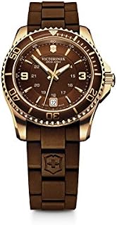 Victorinox Women's 241615 Maverick Analog Display Swiss Quartz Brown Watch
