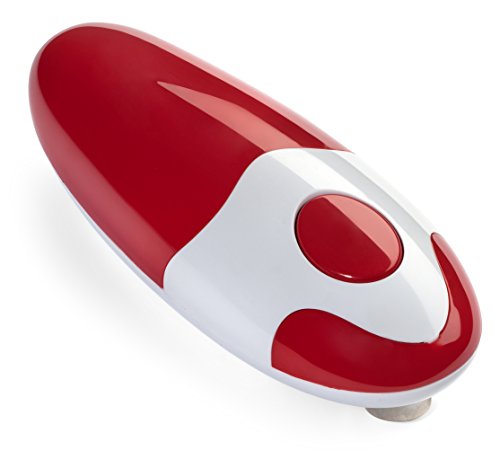 Bartelli Soft Edge Automatic Electric Can Opener - Red Battery Powered