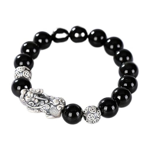 Bracelet Feng Shui Pi Yao en argent pour retrouver la paix intérieure