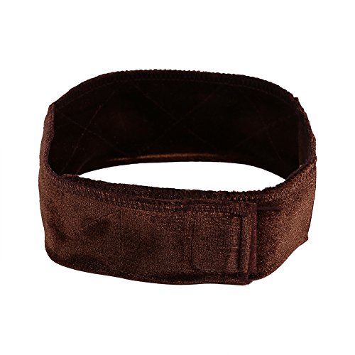 ANGGO 1pcs Adjustable Velvet Wig Grip Hair Band Headband Wiggery Accessery for Fashion Yoga and Exercise(Brown)