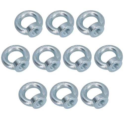 Écrou à œil de levage 12mm anneau femelle zingué taraudé M12 x10