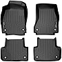 MAXLINER Floor Mats 2 Row Liner Set Black for 2017-2022 Audi A4 / S4 / A4 All-Road