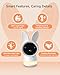ARENTI Baby Monitor with 2 Cameras, 2K Smart Baby Camera with 5'' Upgraded Wireless Display, Super Night Vision, Breathing Light, Lullabies, Cry&Motion Detection, Temp&Humidity Sensor, 2 Way Audio