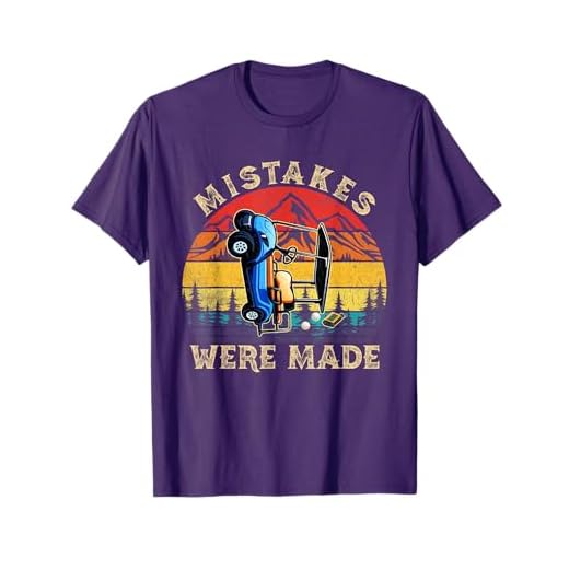Vintage Mistakes Were Made Golf Cart Funny Golfing Golfer T-Shirt