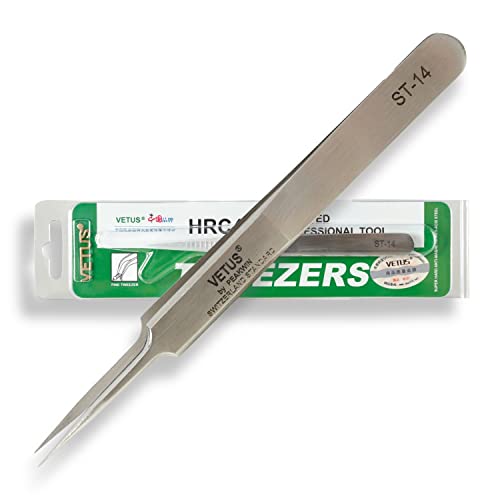 Pestañas Pinzas Extensiones de Pestañas Pinzas Vetus ST-14 Cover