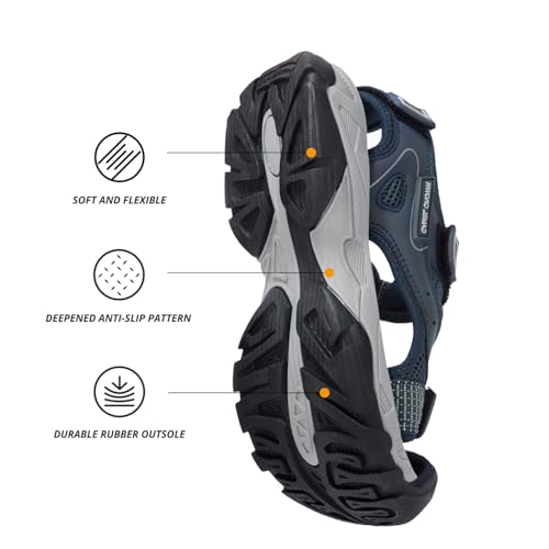 Image of CAMEL CROWN Women's Hiking Sandals Waterproof Closed Toe Water Sandals Comfort Adjustable Athletic Outdoor Sandals for Summer Beach Hiker Trekking Camping