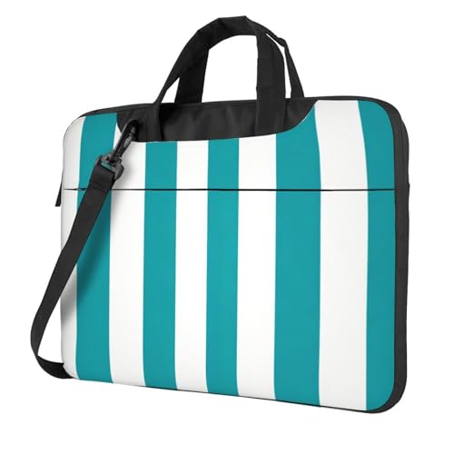 Maletín para portátil azul y blanco 13 pulgadas impermeable miniatura 1