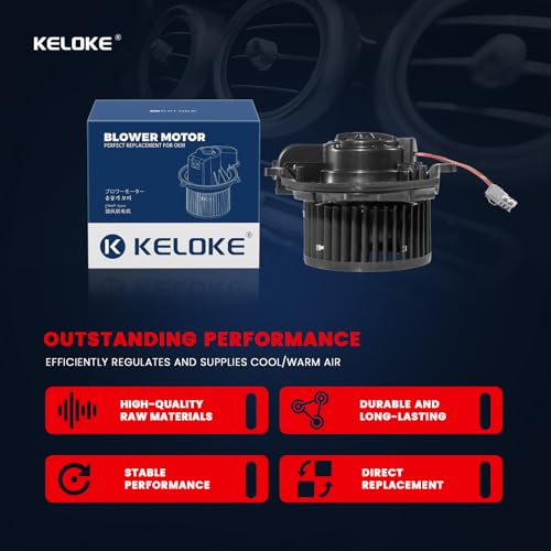 Image of KELOKE HVAC Heater Blower Motor Fan Fits for Chevy & GMC Vehicles - Silverado 1500 2019-2021, Silverado 2500 HD /Silverado 3500 HD /Sierra 1500 /Sierra 2500 HD /Sierra 3500 HD 2020-2021, Replace# BM10143C