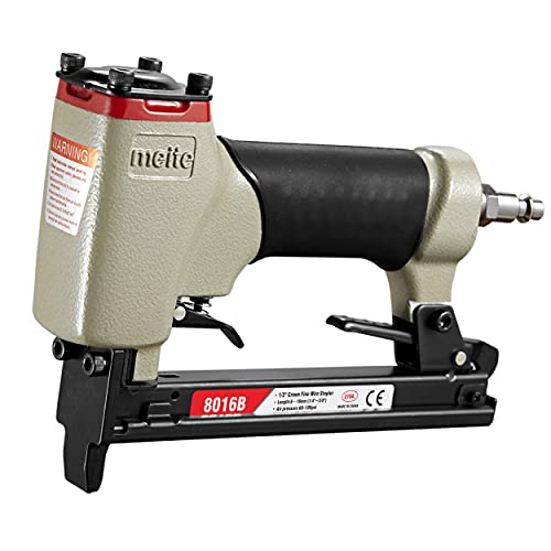 meite 8016B Upholstery Stapler--21 Gauge 1/2-Inch Crown 1/4-Inch to 5/8-Inch Pneumatic Fine Wire Stapler
