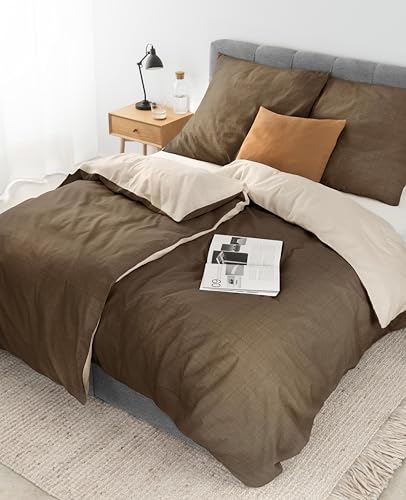 Parure de lit 155x220 en coton lavable en machine et indéformable - 2