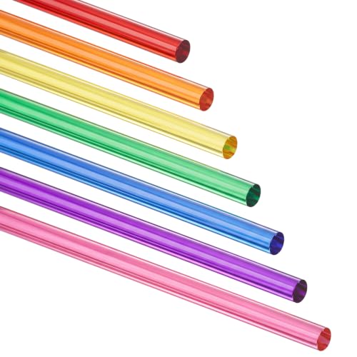 Image of Junkin 14 1 /4 inch x 12 inch Acrylic Round Rods, Colorful
