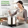 NutriChef 12-Quart Stainless Steel Stockpot – 18/8 Food Grade Heavy-Duty Induction-Compatible Pot with See-Through Lid, Ideal for Stews, Broths, Simmering & Soups, Dishwasher Safe – NCSP12 #5