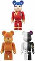 ベアブリック MEDICOMTOY ３体セット Amazon.co.jp: マクロス×ベアブリック NYaN3 BE＠RBRICK(にゃん