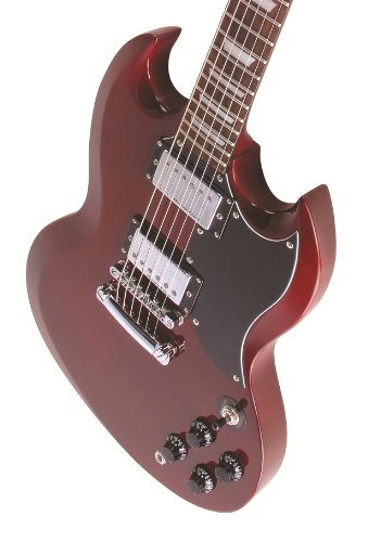 Encore E69CR Pack de Guitare électrique Cherry red - Les Beatles, Paul McCartney, John Lennon, RIngo Starr, George Harrison Encore E69CR Pack de Guitare électrique Cherry red – Image 5