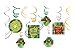 'TNT Party' Hanging Swirl Decorations (12ct)