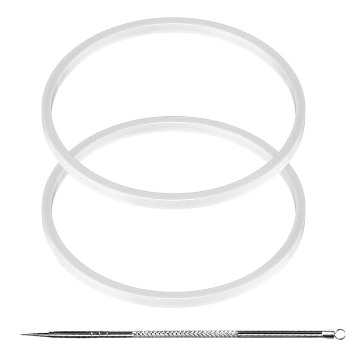 Joint Ninja QB3001UKS en caoutchouc - Lot de 2 bagues d'étanchéité pour blender