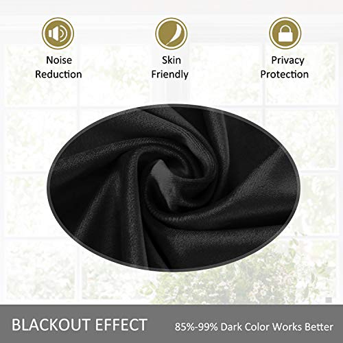 Cololeaf Home Theater Movie Velvet Christmas Curtain Panel Drapes,Flat Hooks For Track - Warm Black 100W X 108L Inch (1 Panel) For Concert Stage Hall Club,Party Backdrops,Wedding Backdrops #TOP3