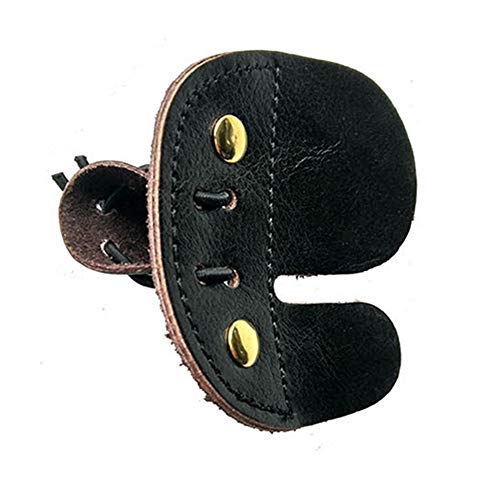 SenSona Protège-Doigts en Cuir de Vache pour tir à l'arc