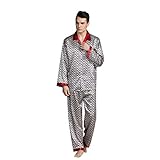 QWUVEDS Combinaison de sport d'hiver Home Page Pyjama de commerce extérieur Service Costume en soie pour hommes Costumes et ensembles de survêtement pour homme Ensemble de survêtement à manches