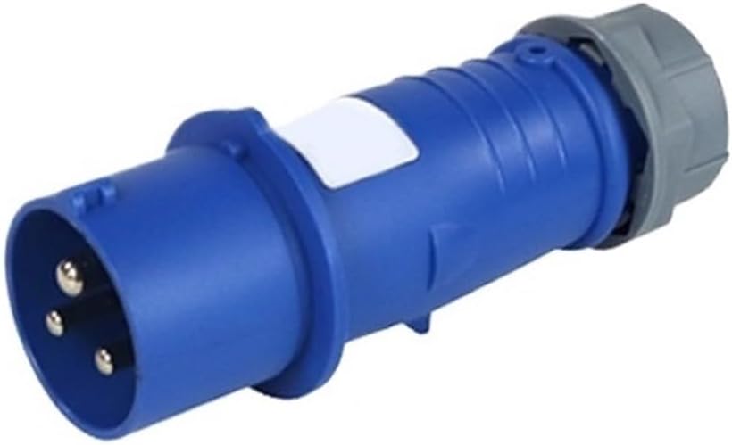 Male and Female Butt Plug and Socket 16A 32A IP44 Waterproof Industrial Connector Exposed and Concealed Blue(LX 025Z 5 core 32A)